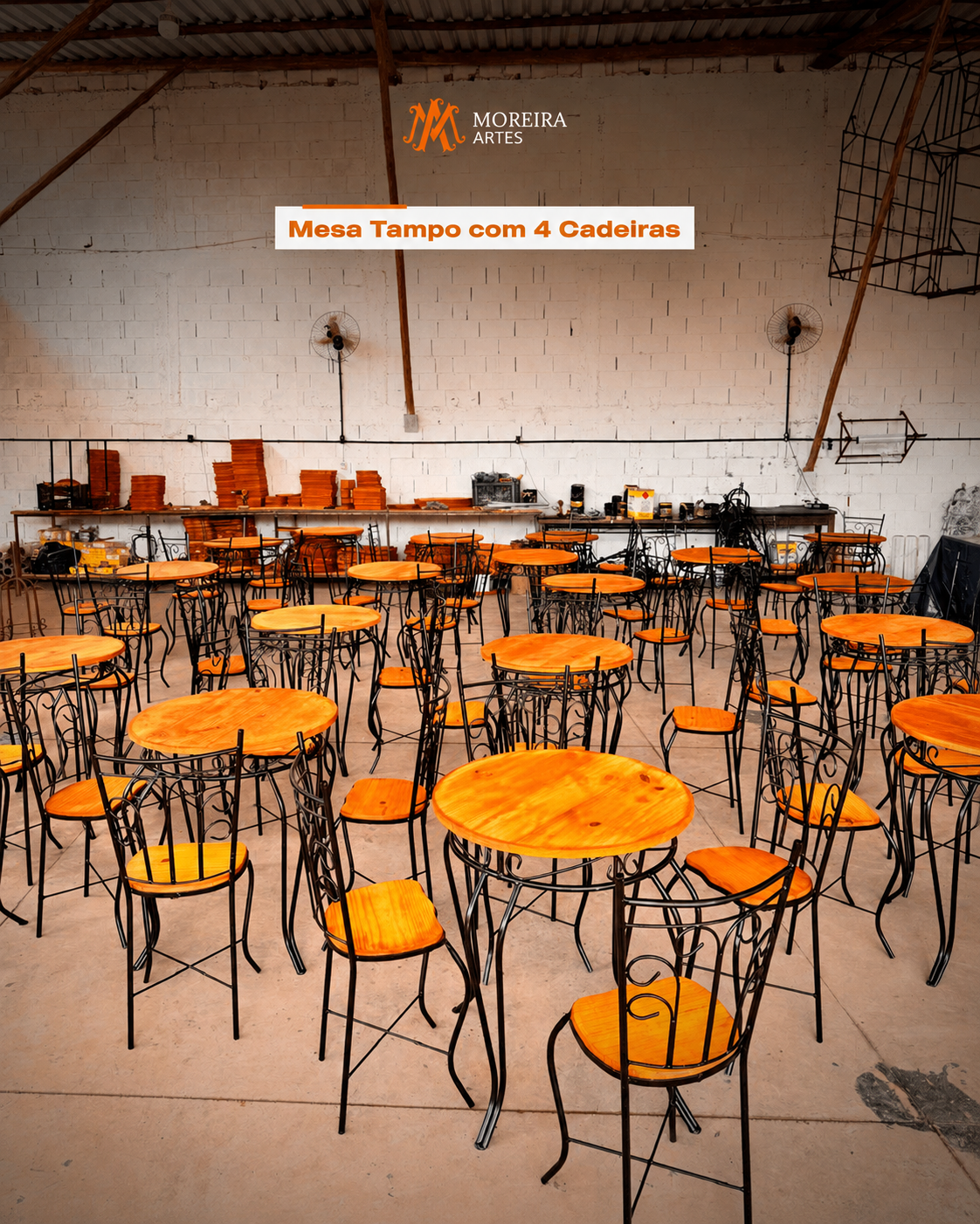 Interior da fábrica Moreira Artes